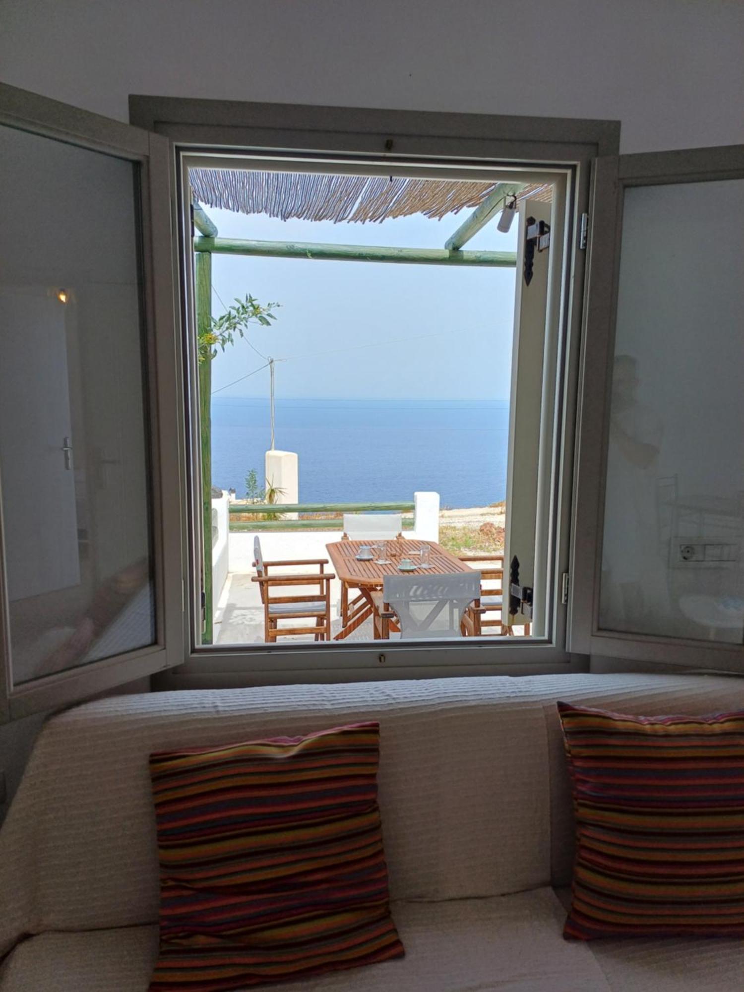 Villa 'Irene' Cycladic House With Sunrise And Sea View! Foinikiá Esterno foto