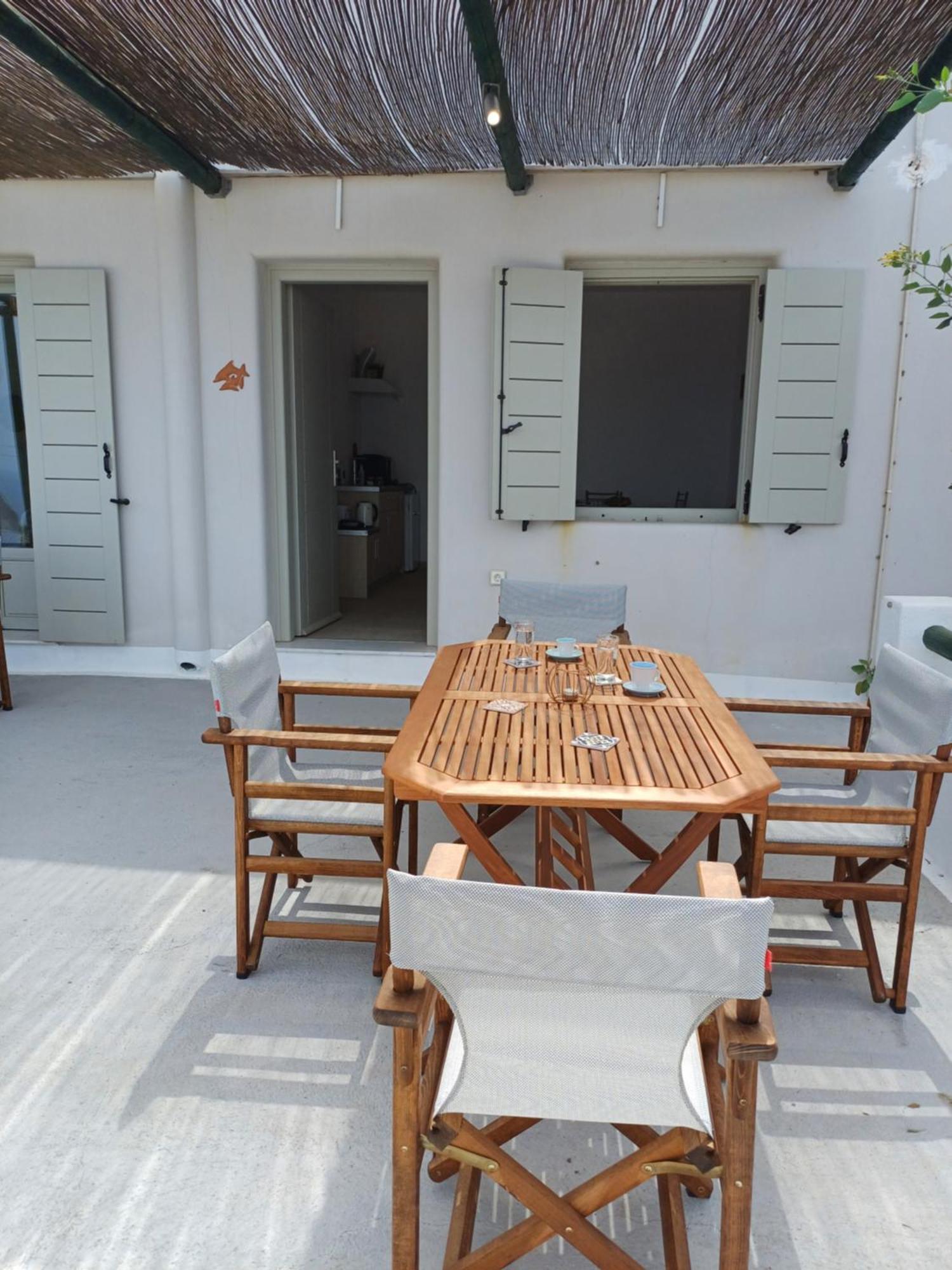 Villa 'Irene' Cycladic House With Sunrise And Sea View! Foinikiá Esterno foto
